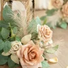 Lantern Flower Garlands in Beige & Sage | Clearance