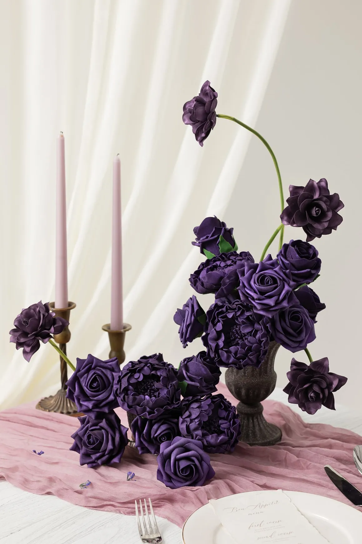 Lilac Purple Designer Flower Boxes