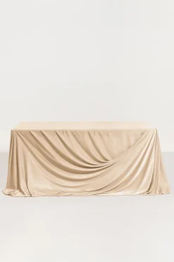 Lyocell-Texture Polyester Velvet Cloth for Table and Backdrop