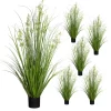 Maiden Grass in White & Green Delphinium (Set of 6) | Clearance