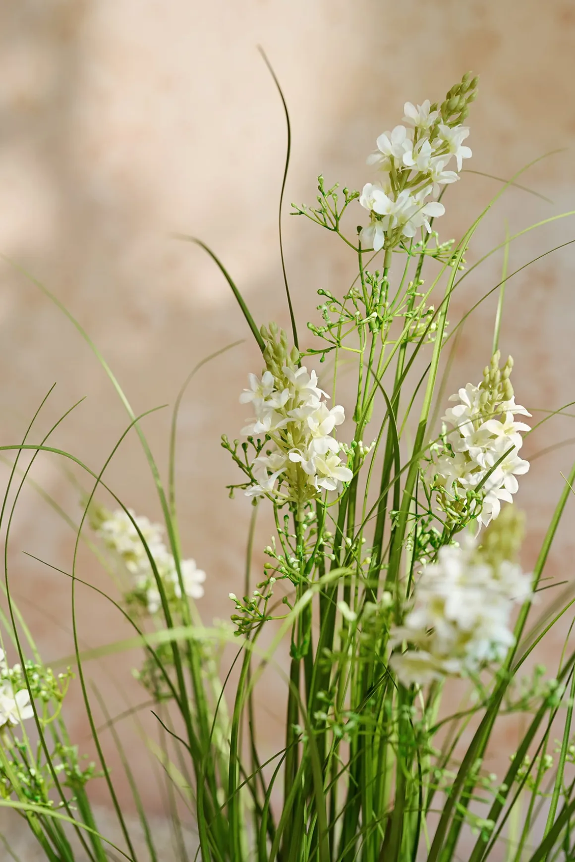 Maiden Grass in White & Green Delphinium (Set of 6) | Clearance