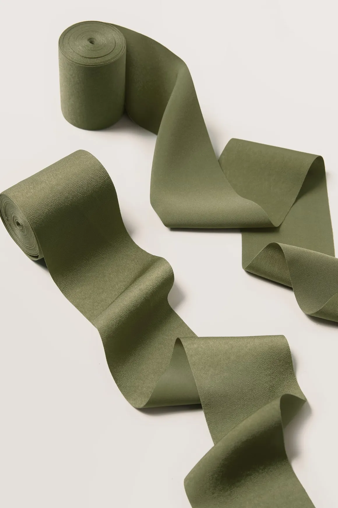 Matte Satin Ribbons 2.4" W × 6.5 Yards (Set of 2)