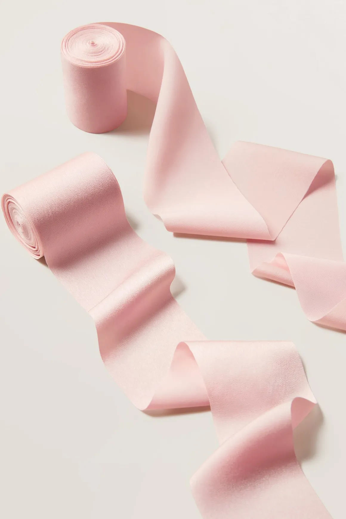 Matte Satin Ribbons 2.4" W × 6.5 Yards (Set of 2)