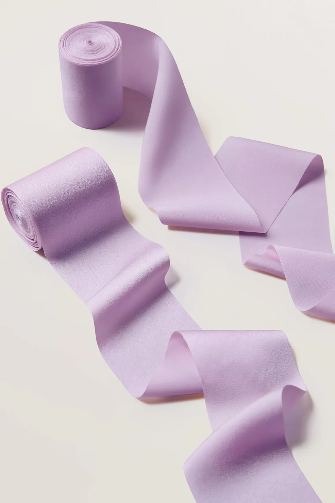 Matte Satin Ribbons 2.4" W × 6.5 Yards (Set of 2)