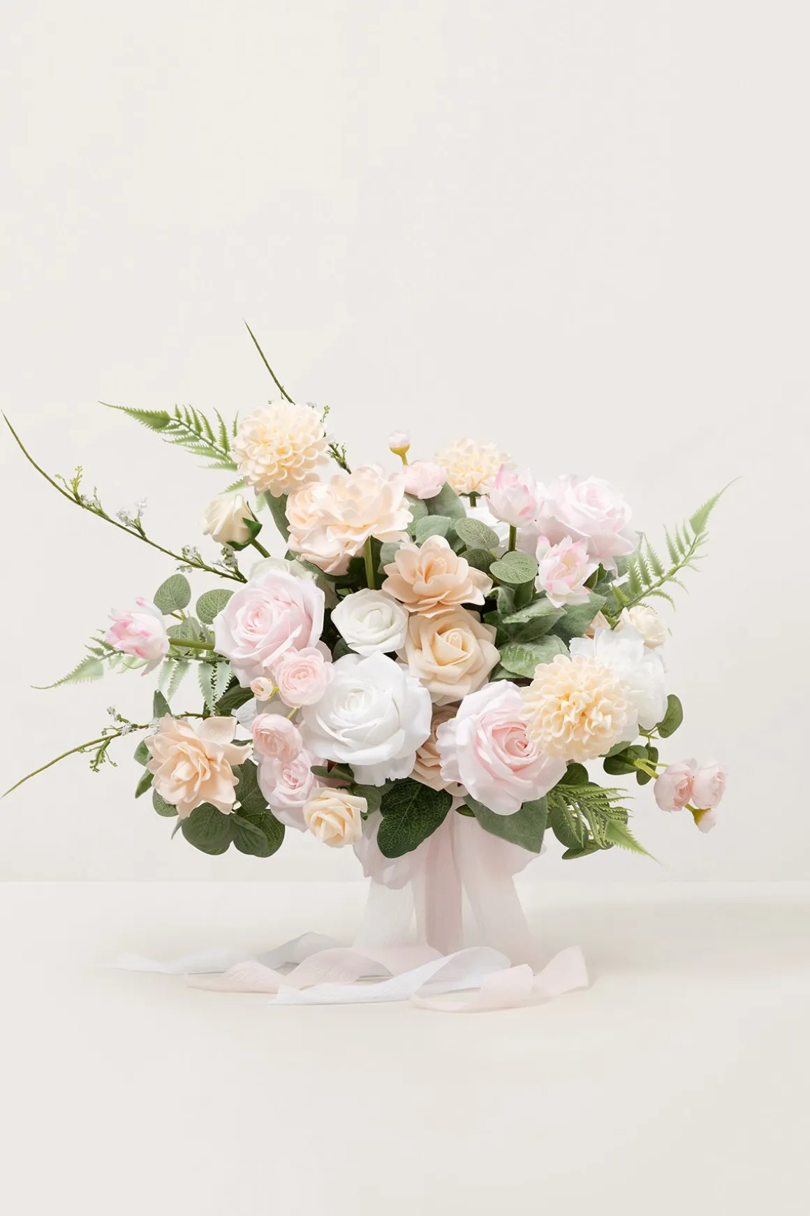 Medium Free-Form Bridal Bouquet in Cream & Blush