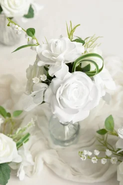 Mini Premade Flower Centerpiece Set in May Lily & Olive | Clearance