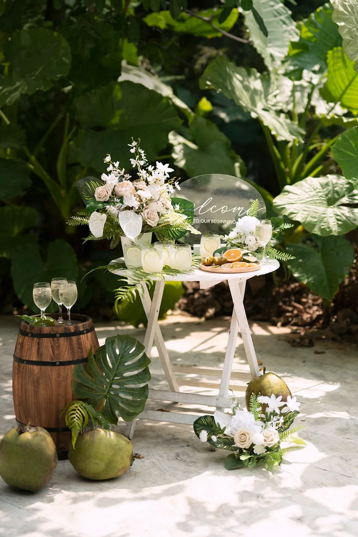 Natural White & Ivory Designer Flower Boxes