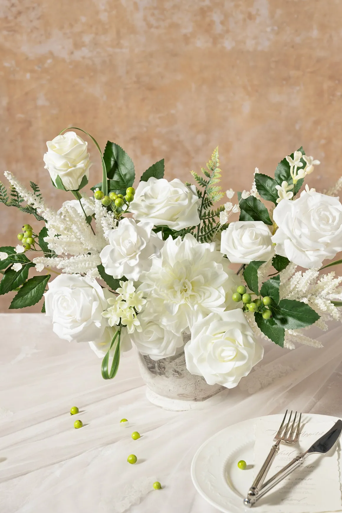 Natural White & Ivory Designer Flower Boxes