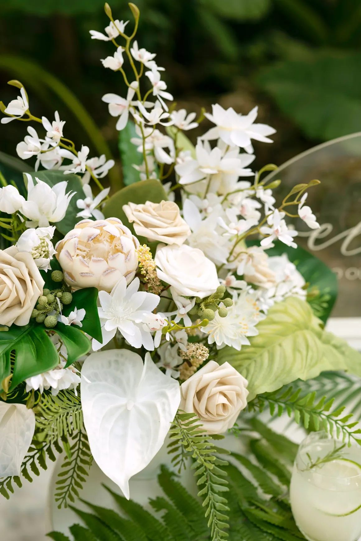 Natural White & Ivory Designer Flower Boxes