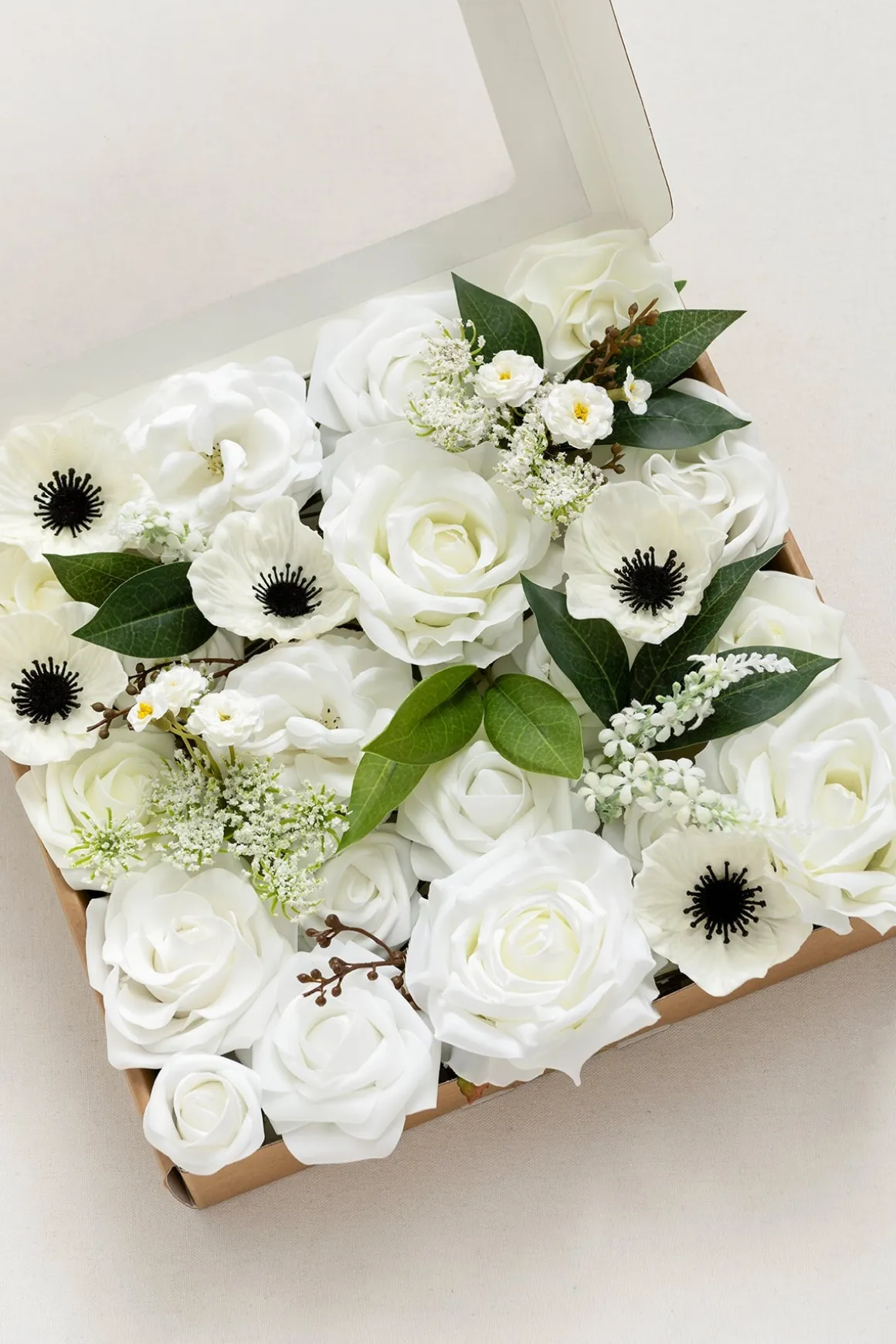 Natural White & Ivory Designer Flower Boxes