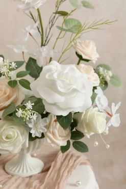 Natural White & Ivory Designer Flower Boxes