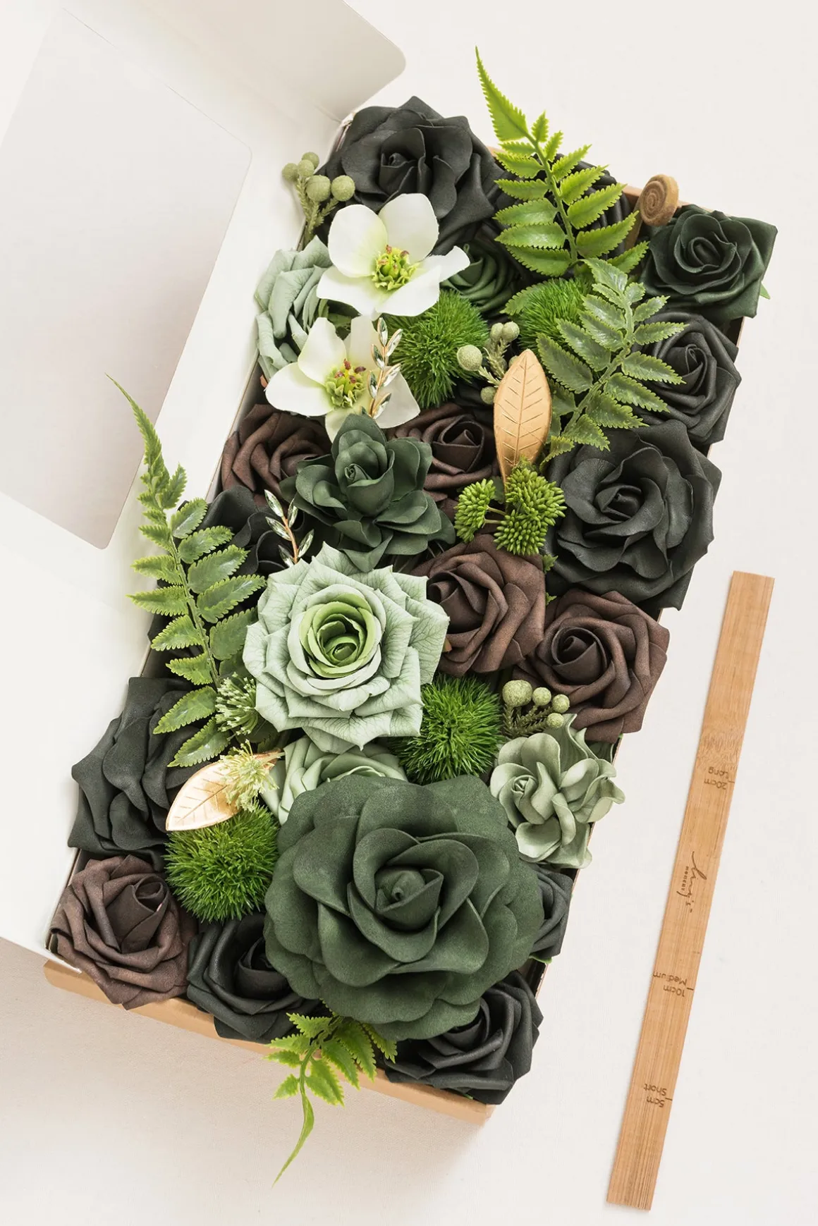 Natural White & Ivory Designer Flower Boxes