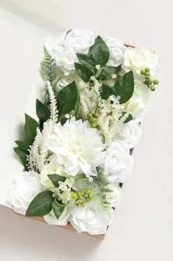 Natural White & Ivory Designer Flower Boxes