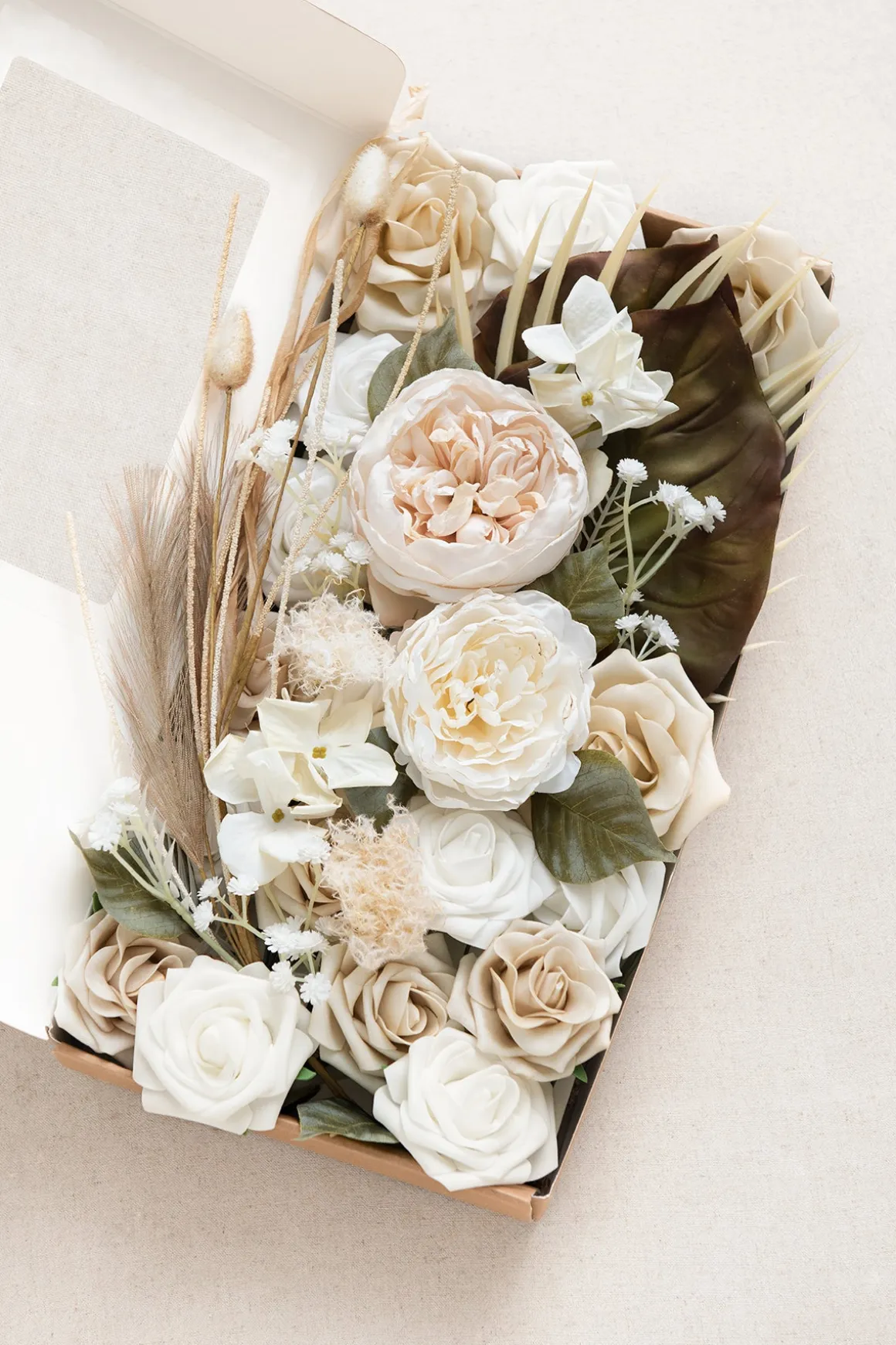 Natural White & Ivory Designer Flower Boxes
