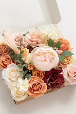 Orange & Terracotta Designer Flower Boxes