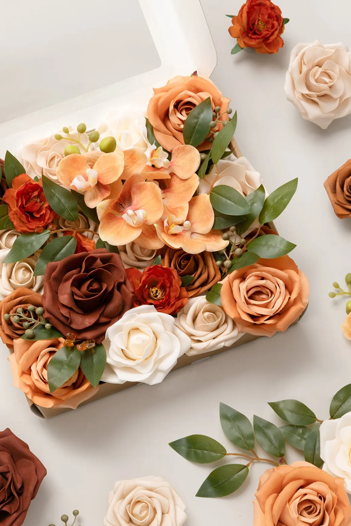 Orange & Terracotta Designer Flower Boxes