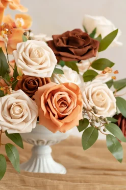Orange & Terracotta Designer Flower Boxes