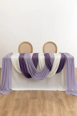Sheer Wedding Arch Draping 30
