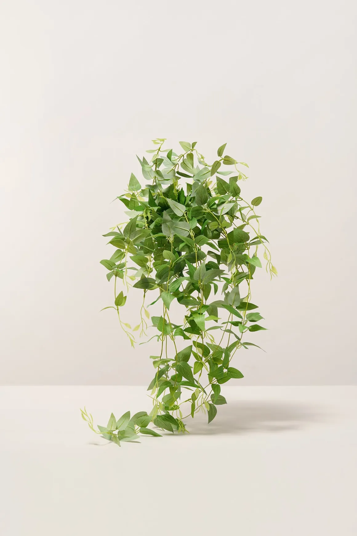 Silk Clematis Leaves Hanging Bush