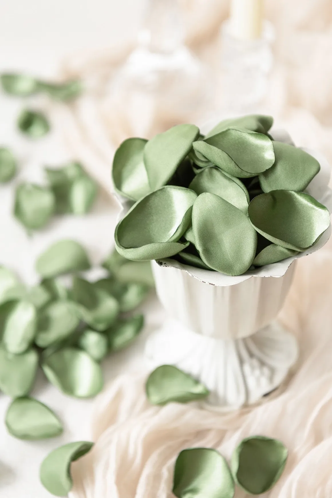 Silk Rose Petals