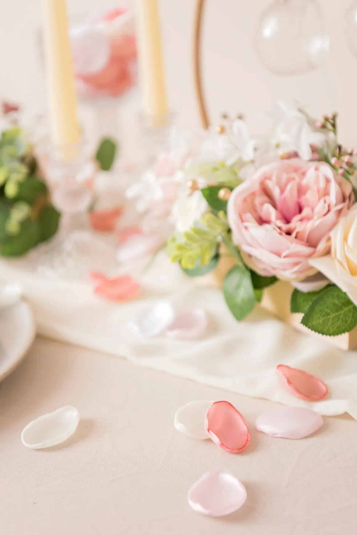 Silk Rose Petals