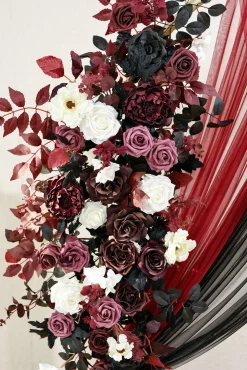 Single Arch Decor Pack in Moody Burgundy & Black | Clearance