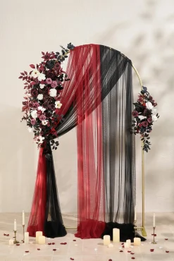 Single Arch Decor Pack in Moody Burgundy & Black | Clearance