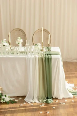 Weave Wedding Table Runner for Reception (Set of 8)