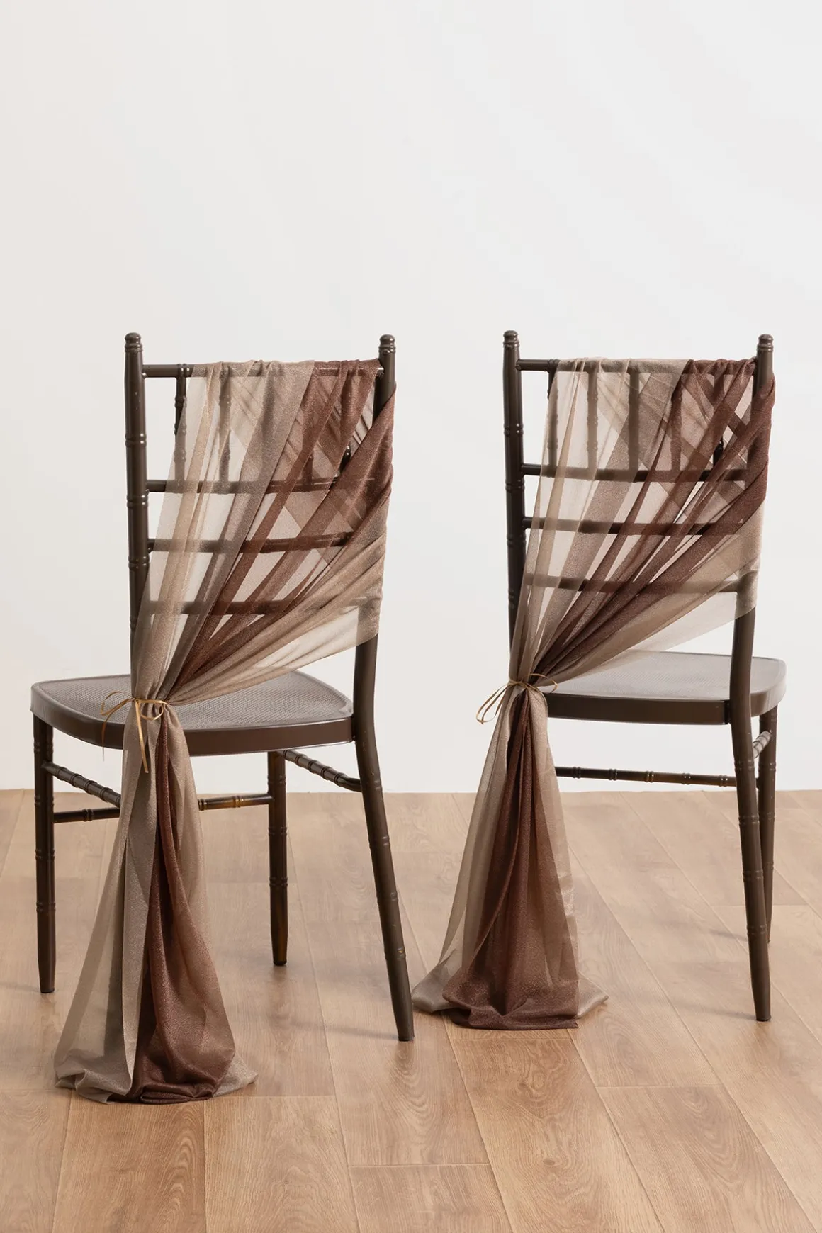 Wedding Aisle Chair Decoration in Organic Sand Beige Elegance | Clearance
