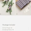 Wedding Aisle Chair Flower Decoration in Lilac & Gold (Package) | Clearance
