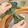 Wedding Aisle Decoration Pew Flowers in Dutch Blue & Powder Blue