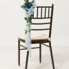 Wedding Aisle Decoration Pew Flowers in Dutch Blue & Powder Blue (Set of 2) | Clearance
