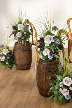 Wedding Aisle Runner Flower Arrangements in Ethereal Purple Dream | Clearance