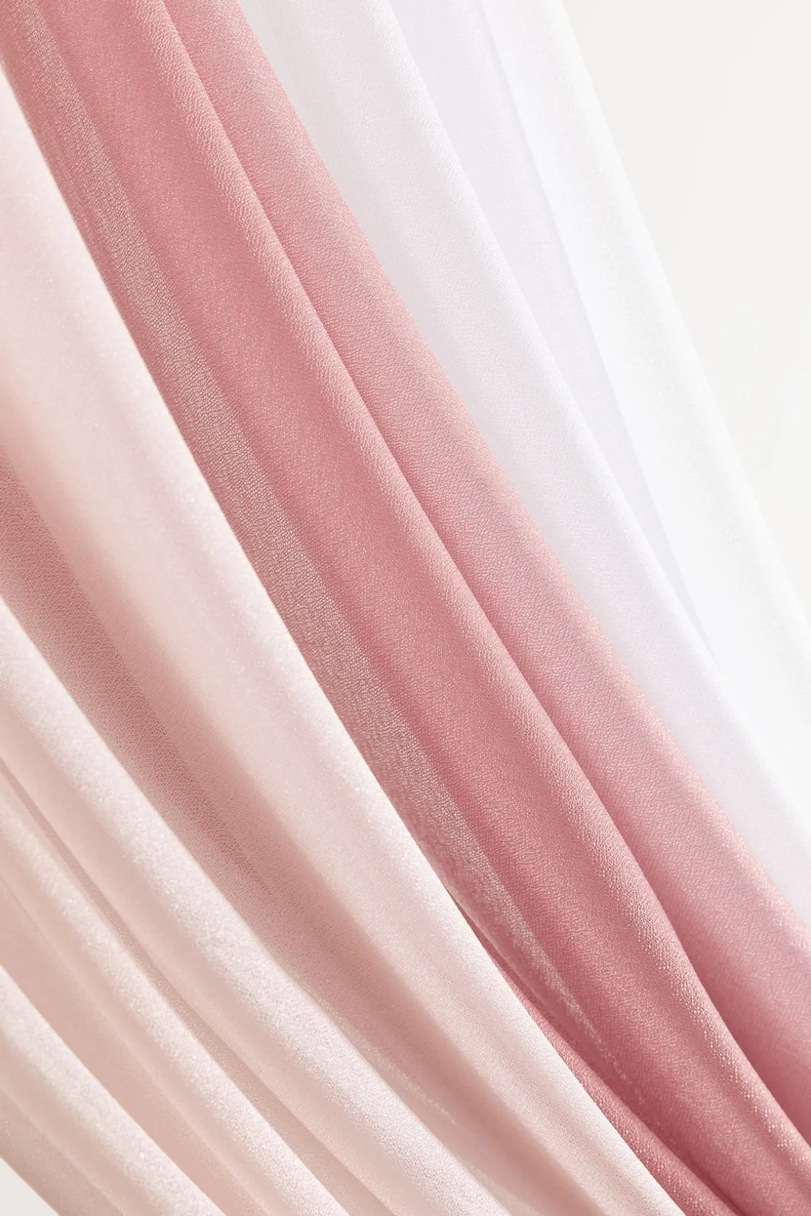 Wedding Arch Drapes in Gentle Blush