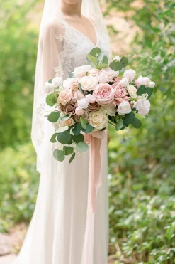 Wedding Flower Packages in Dusty Rose & Cream