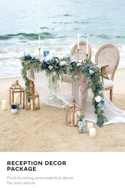 Wedding Flower Packages in Dusty Blue & Navy