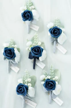Wedding Flower Packages in Dusty Blue & Navy