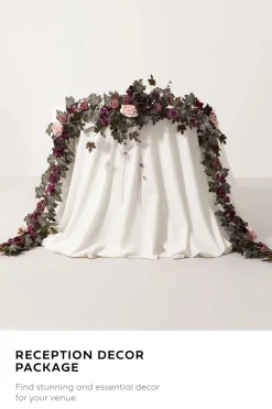 Wedding Flower Packages in Plum Velvet Wedding