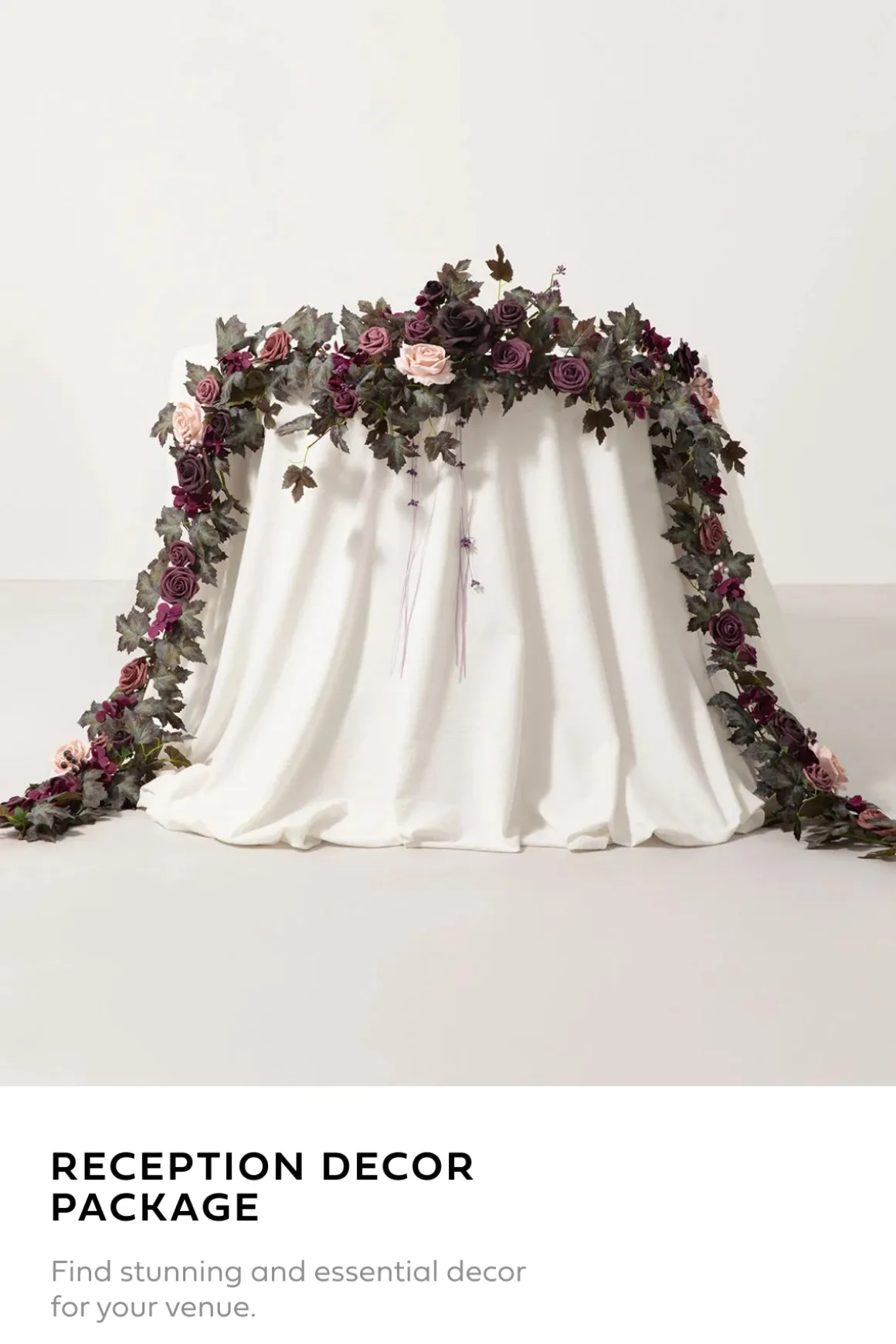 Wedding Flower Packages in Plum Velvet Wedding