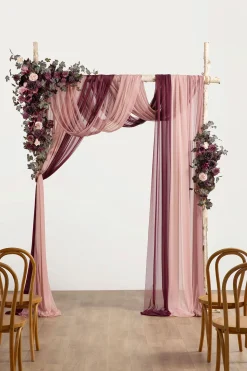 Wedding Flower Packages in Plum Velvet Wedding