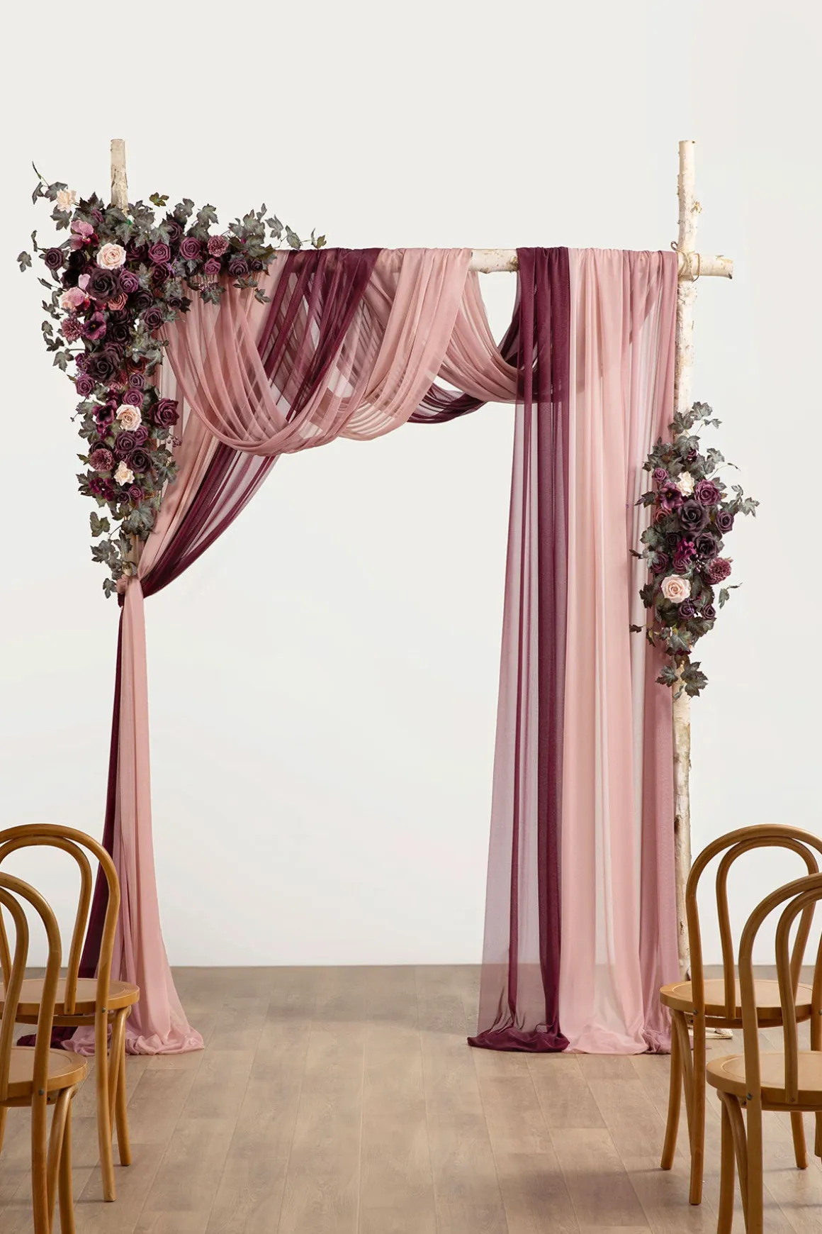 Wedding Flower Packages in Plum Velvet Wedding