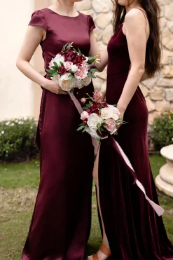 Wedding Flower Packages in Romantic Marsala