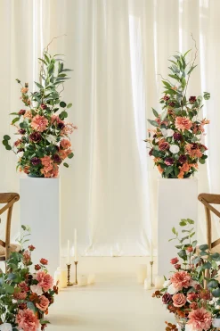 Wedding Flower Packages in Sunset Terracotta