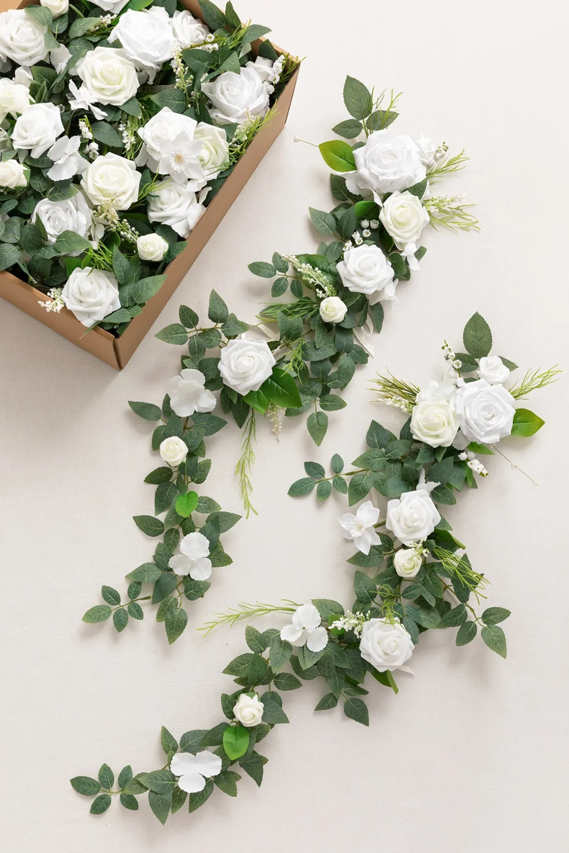 Wedding Hanging Chair Back Decoration in White & Sage | Clearance