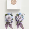 Wrist Corsages & Shoulder Corsages in Ethereal Purple Dream