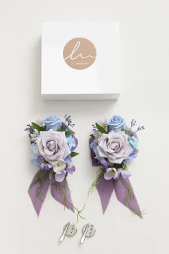 Wrist Corsages & Shoulder Corsages in Ethereal Purple Dream